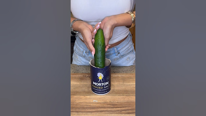 The easiest way to turn a cucumber into a pickle