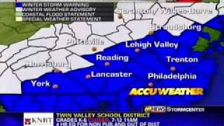 wfmz 69 news at noon winter weather coverage 1 26 11