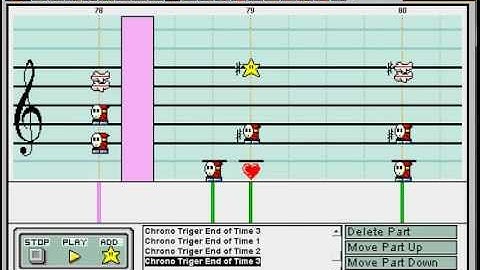Chrono Trigger End of Time on Mario Paint