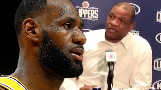 Doc Rivers Throws Shade At Lebron James & Lakers After LBJ's Load Management Comments