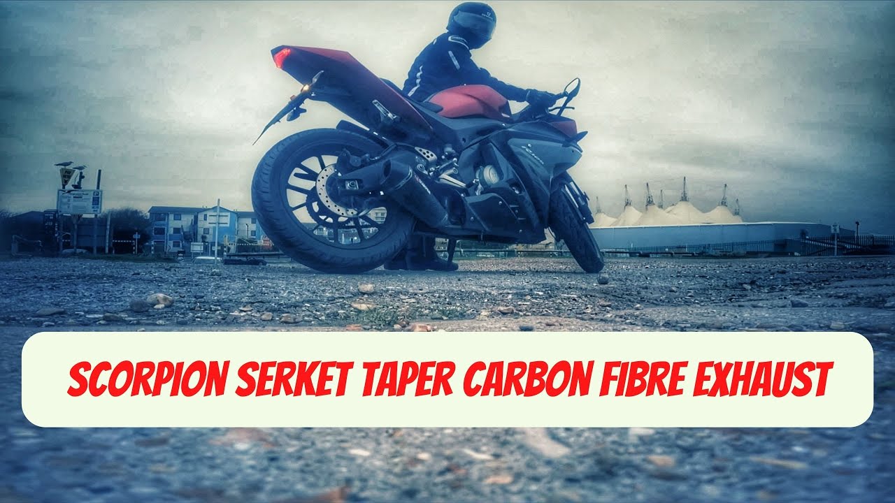 Scorpion Serket Taper Carbon Fibre Exhaust (Yamaha YZF-R125)