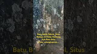 Batu Belah Sakral, Situs Budaya di Pulau Pandang Kab.Batu Bara