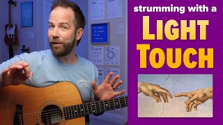 Strumming Q&A - Lighter Strums, Pick Rotation, Gap Between Thumb & Index Finger?