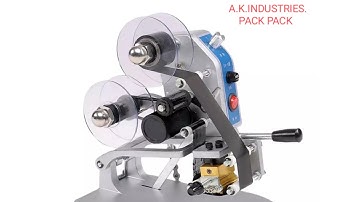 👉Hot Manual - DY8 - Ribbon printer coding machine. in four lines. #batchcodingmachine.#🔥🔥✅