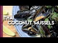 Thai curry mussels recipe   how to clean mussels