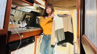 Vanlife Solo Female 50 + | Day In The Life Navigating Thrifting and Merchandiser Gigs | Ep. 70