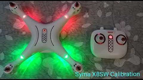 Syma X8 Calibration in English