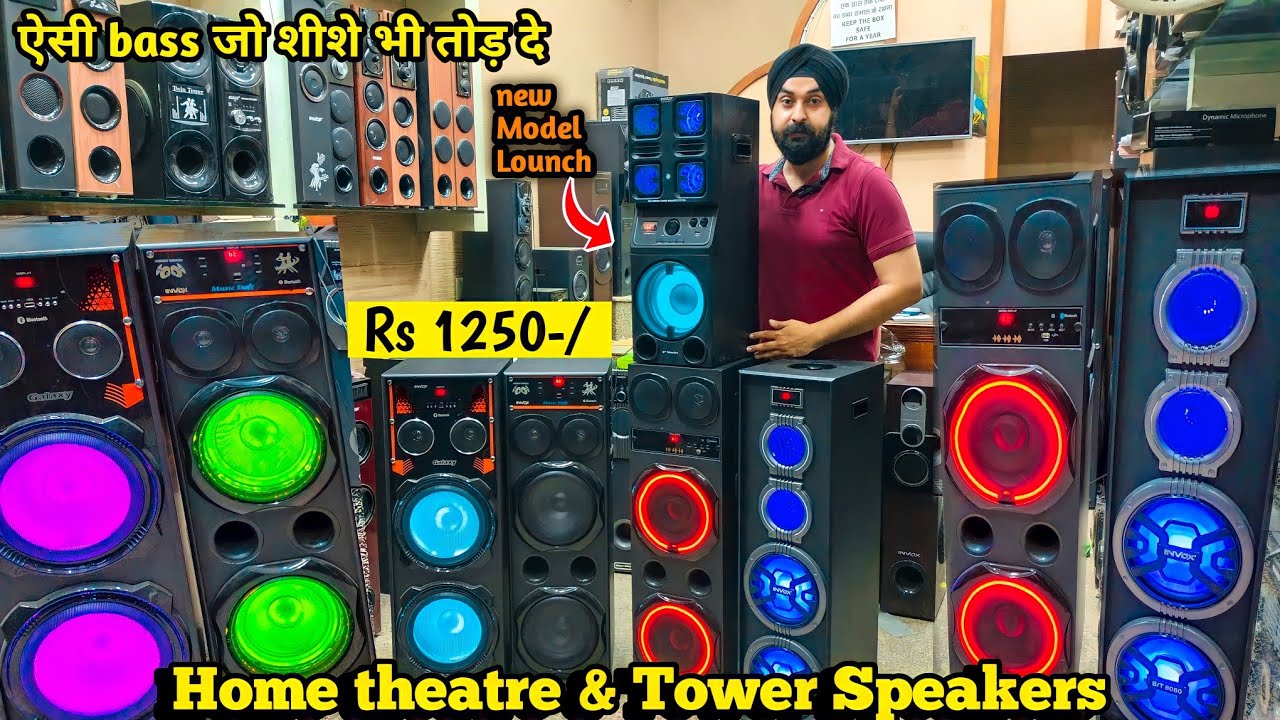 Tower speakers sound system Home theater system trolley bag