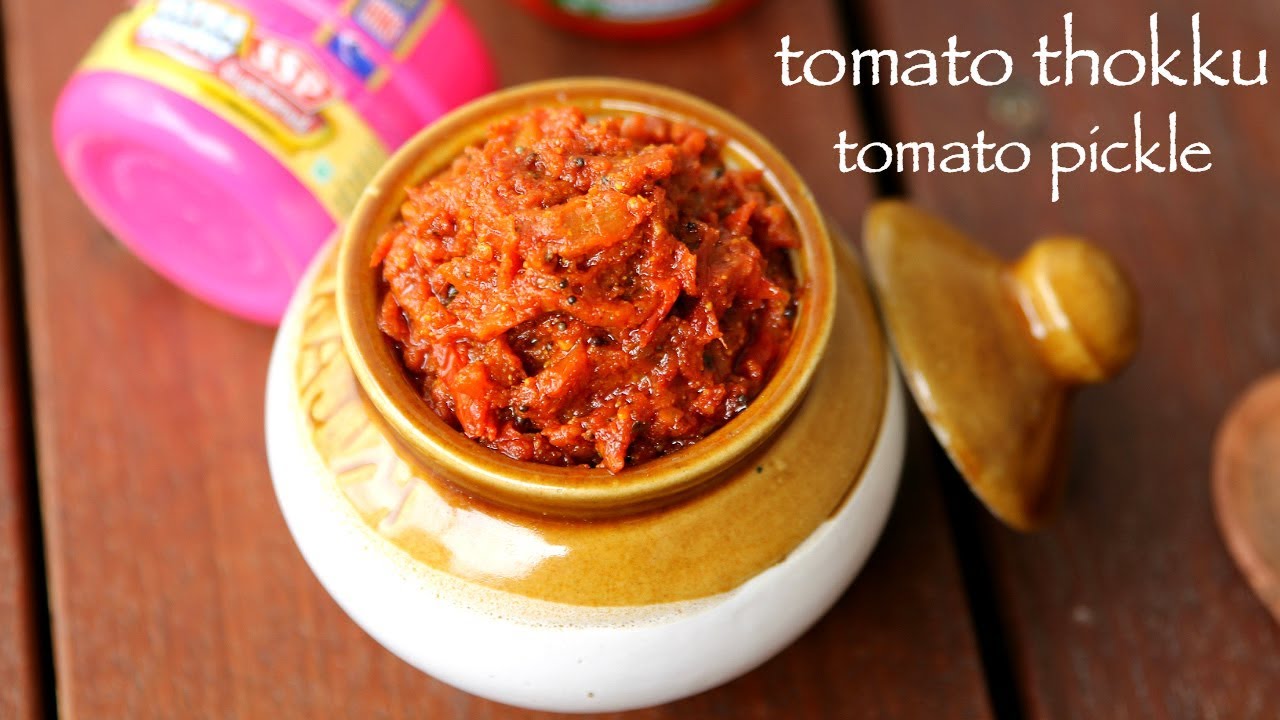 tomato thokku recipe | thakkali thokku recipe | spicy tomato pickle | टमाटर का अचार | Hebbar | Hebbars Kitchen