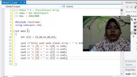 Inisialisasi Array pada Pemrograman C++