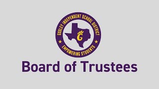 Godley ISD School Board Workshop/Team of 8 Training