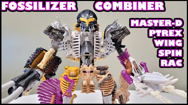 5-bot Fossilizer Combiner feat. Spindle MasterDominus Paleotrex Ractonite and Wingfinger