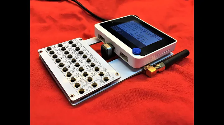 WIO Terminal as #armachat LoRa messenger