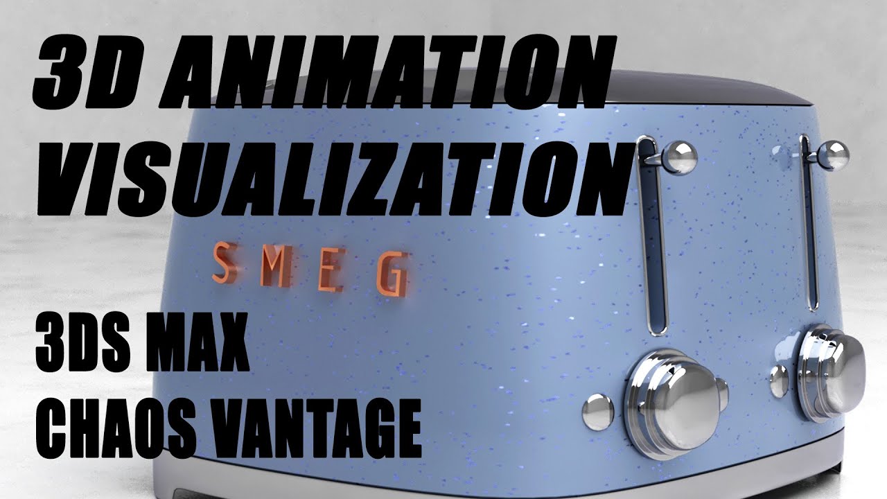 SMEG Toaster 3D Animation & Visualization | Autodesk 3ds Max & Chaos ...