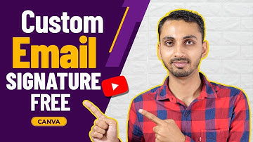How to Create a Custom Email Signature for FREE in Canva? [Easy Canva Tutorial]