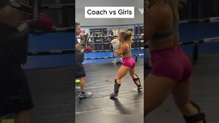 When Coach sparring with Girls 🤣vs Boys 🥲| Mma muay thai fighting