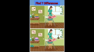 |find 7 Differences 🧐|#shortsfeed #shorts #challenge #comment below #game#puzzle