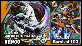 Vergo | Survival 100 • One Piece Bounty Rush • OPBR