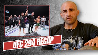 Thumbnail for Alexander Volkanovski's Recap of UFC 294 Loss to Islam Makhachev
