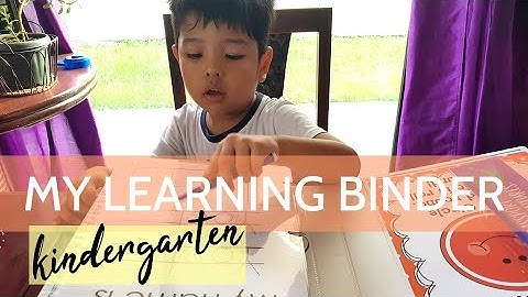 DIY Learning Binder for Preschool | Activities for Preschool (Philippines)
