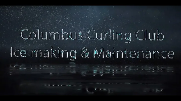Ice making and maintenance at the Columbus Curling...