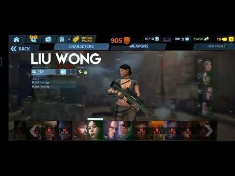 How to change character and weapons in Cover fire