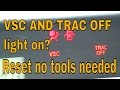 How to Reset Check Engine VSC TRAC OFF on Toyota Scion Lexus DIY