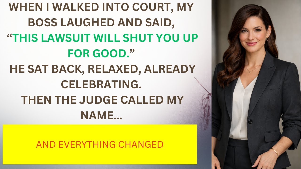 My Boss Laughed When I Entered The Courtroom, But when it was my turn to speak, his smile vanished