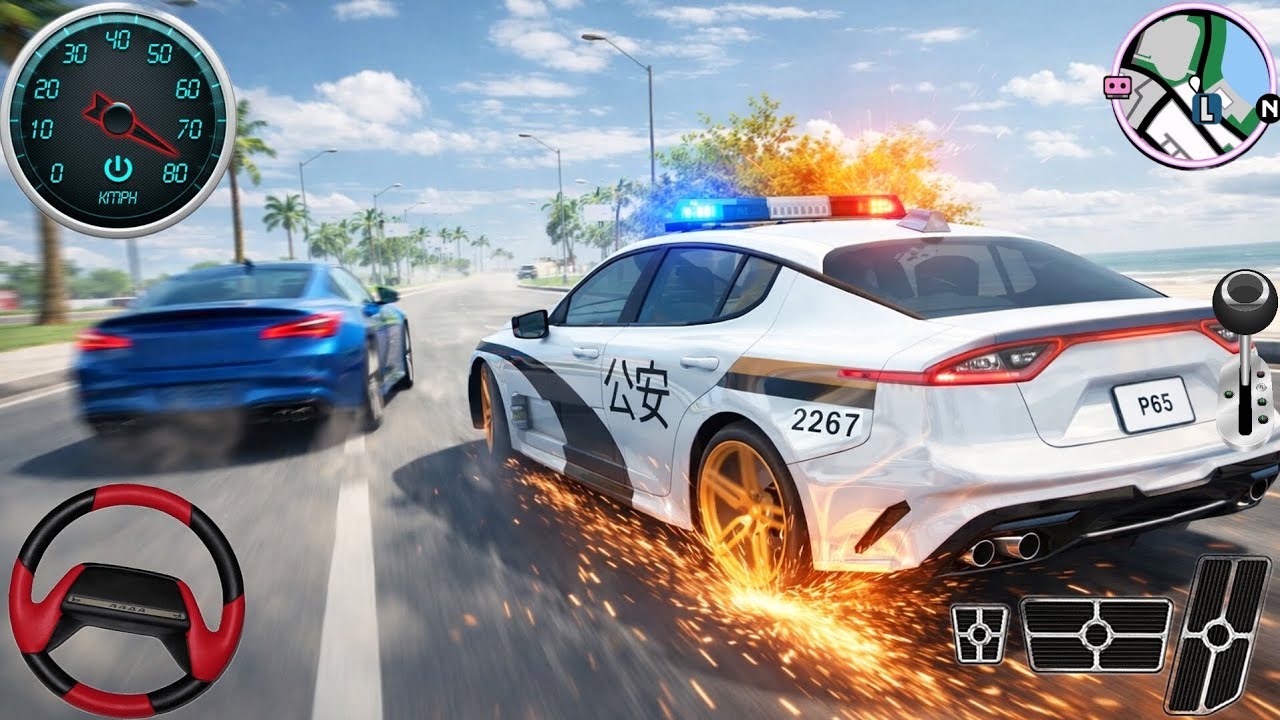 Police Simulator Gameplay | Wild Chase in Traffic | Gameplay #803