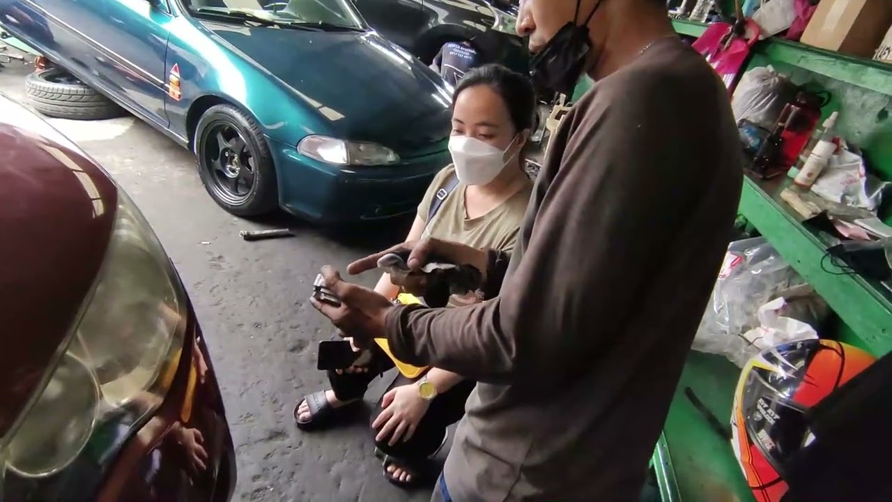 Honda Civic FD 1.8s repair power steering pump and replace pressure