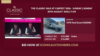 The Classic Sale at CarFest 2026 - Sunday @iconicauctioneers