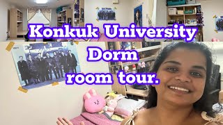 My Korean University (Konkuk University) dorm room tour | Seoul | #seouldiary