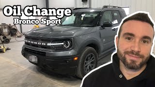 Oil Change 2021-2024 1.5L Ford Bronco Sport