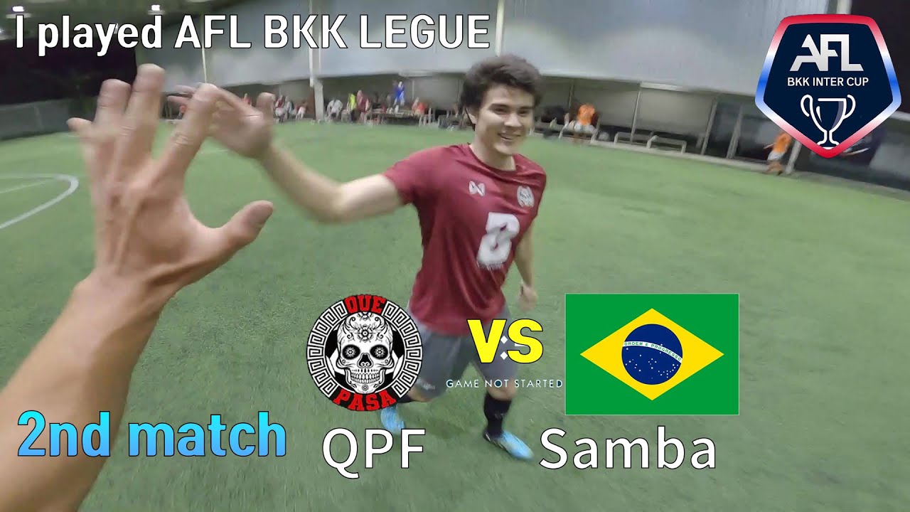 I met the Brazilian team again in the 6-6 futsal league. JFootball 4 goals?