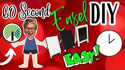 ⏰60 SECOND DIY⏰Easy Easel Fun!!⏰ Dollar Tree DIY⏰ There are ENDLESS ways to use these little cuties!