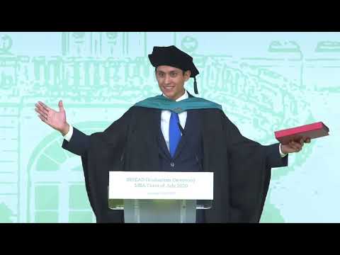 Dean's list - MBA20J Graduation Ceremony