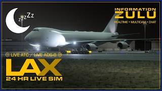 ✈️ LAX LIVE | Saturday Aug 1 | Overnight / Cargo | ADS-B + Real ATC | KLAX