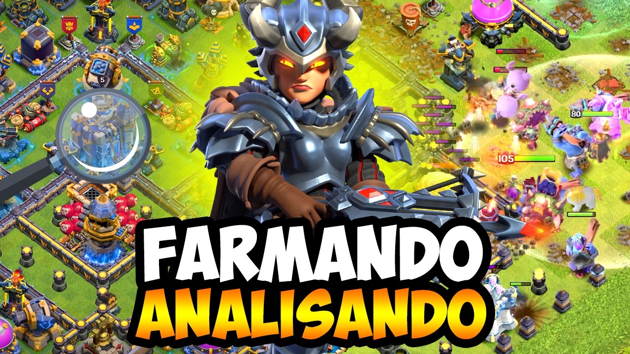 DUQUE CHEGA AMANHÃ?! PUSH CV18 E ANALISANDO VILAS NO CLASH OF CLANS!