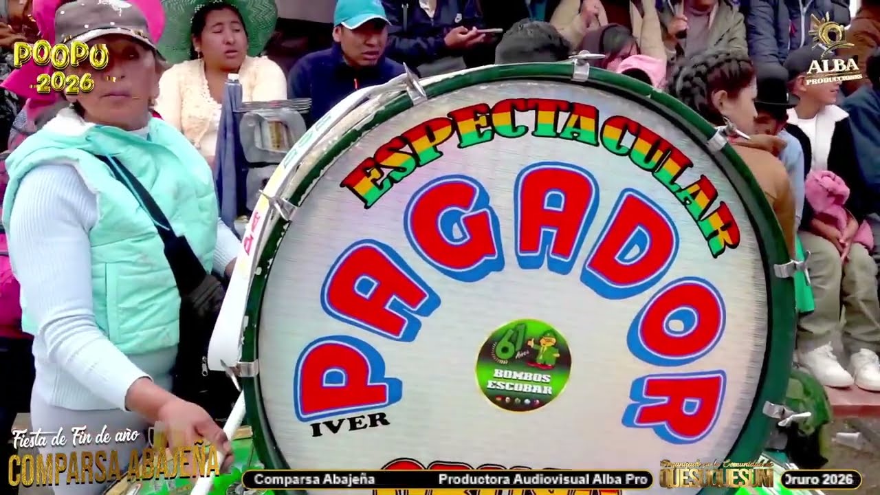 POOPO 2026  RETRETA DE LA BANDA ESPECTACULAR PAGADOR - EN VIVO GRAN FIESTA DE FIN AÑO EN POOPO 