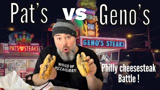 PAT'S vs GENO'S Philadelphia Cheesesteak battle!