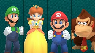 Super Mario Party King Bob - omb's Powderkeg Mine # 8 Luigi vs Donkey Kong , Mario & Daisy