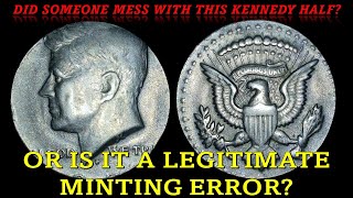 EXTREMELY SMALL KENNEDY HALF DOLLAR....DID IT REALLY COME FROM THE MINT THIS WAY??!! #therealdeal