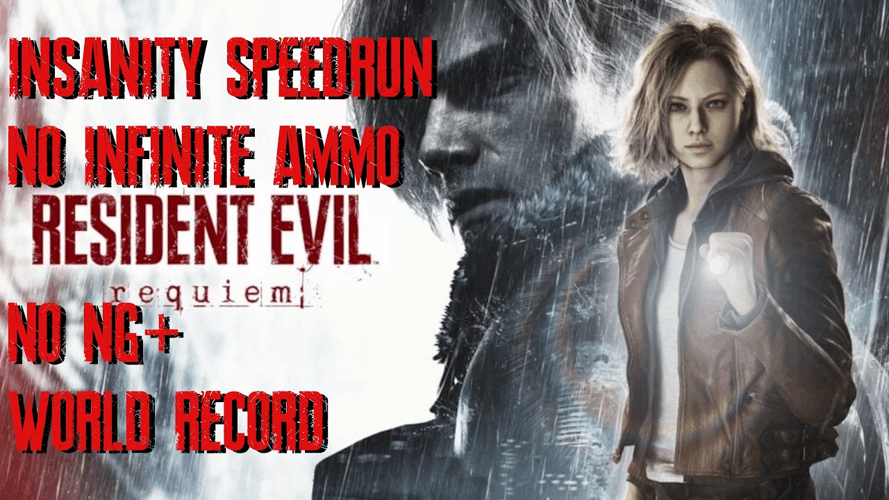 Resident Evil Requiem INSANITY WORLD RECORD SPEEDRUN - NEW GAME NO INFINITE AMMO NO NG+