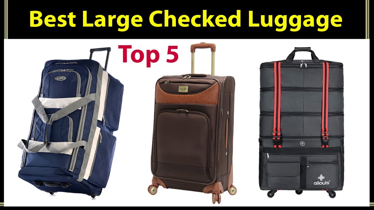 Top 5 Best Large Checked Luggage 2021 YouTube