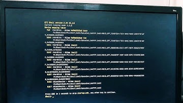 Press esc in 1 second to skip the startupnsh any other key to continue efi shell/ ProLiant ml10 gen9