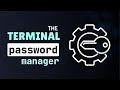 This is perhaps my favorite password manager for the terminal