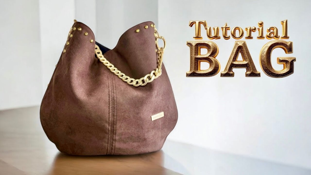 WOW Unica e Grintosa: Tutorial per la Tua Borsa Effetto Scamosciato con Borchie! DIY BAG