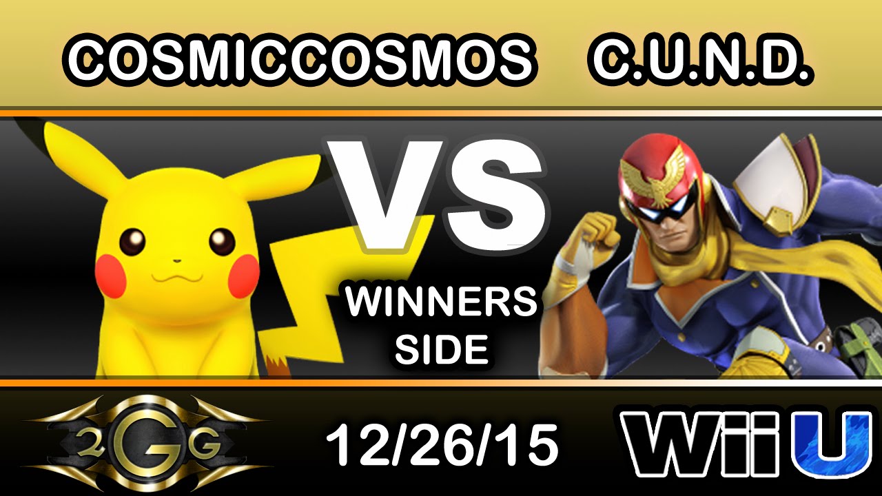 2GGlory 4 - Cosmic Cosmos (Pikachu) Vs. Clever User Name Dude (Captain Falcon) Winners Side