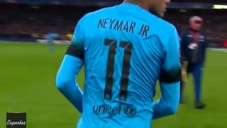 Neymar Vs Arsenal -  Awesome Game [23/02/2016]