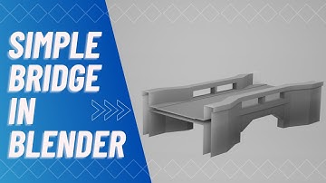 How To Create A 3D Bridge Model In Blender | Tutorial